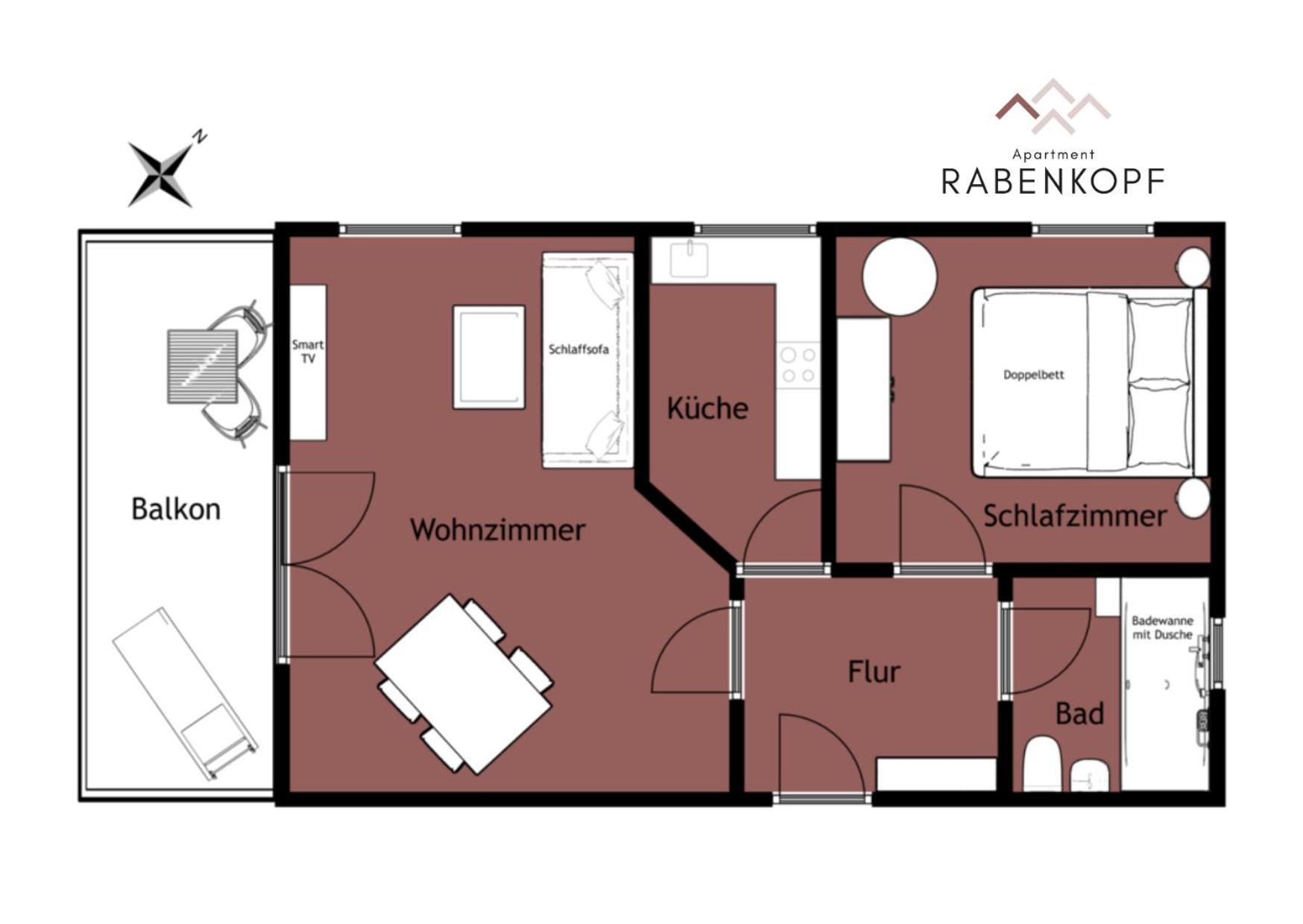 Das Bergquartier - Ferienwohnung Rabenkopf Oberau  Esterno foto